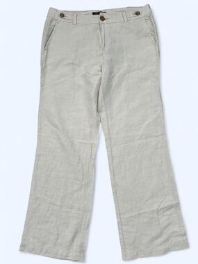 Banana Republic Light Beige Linen Trousers